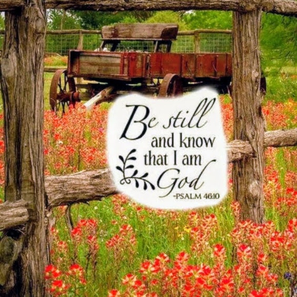 Other - Pillow Cover- NEW- Christian -Be Still and Know